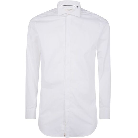Tintoria Mattei Men Classic Cotton Stretch Shirt